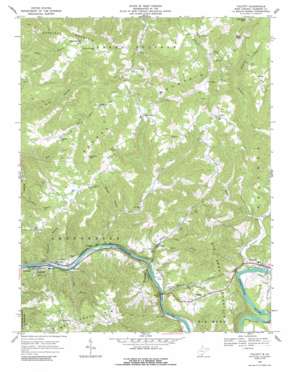 Alderson USGS topographic map 37080f7