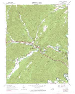 Callaghan USGS topographic map 37080g1