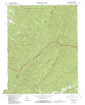 Jerrys Run USGS topographic map 37080g2