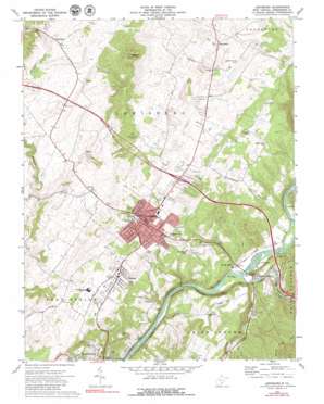 Lewisburg USGS topographic map 37080g4