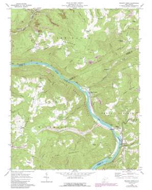 Meadow Creek USGS topographic map 37080g8