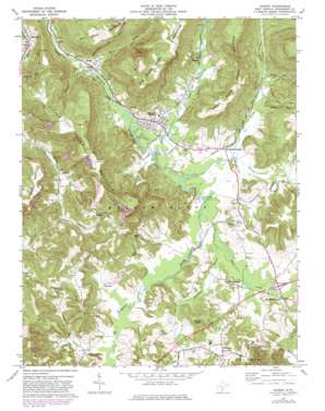 Dawson USGS topographic map 37080h6
