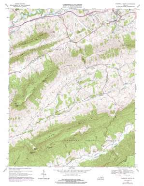 Tazewell South USGS topographic map 37081a5