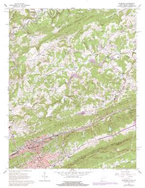 Bluefield USGS topographic map 37081c2