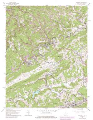 Bramwell USGS topographic map 37081c3