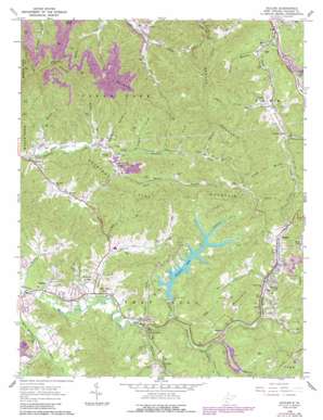 Eccles USGS topographic map 37081g3