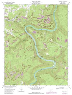 Thurmond USGS topographic map 37081h1