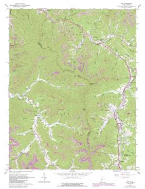 Pax USGS topographic map 37081h3