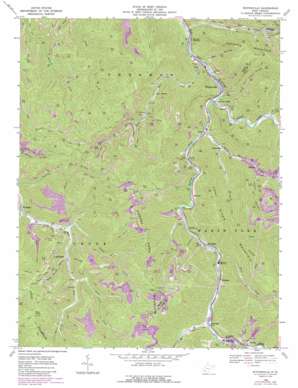 Whitesville USGS topographic map 37081h5