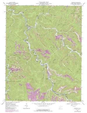 Clothier USGS topographic map 37081h6
