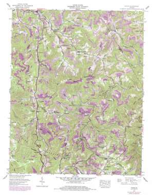 Pound USGS topographic map 37082a5