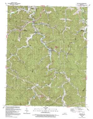 Wayland USGS topographic map 37082d7