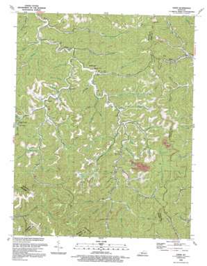 David USGS topographic map 37082e8