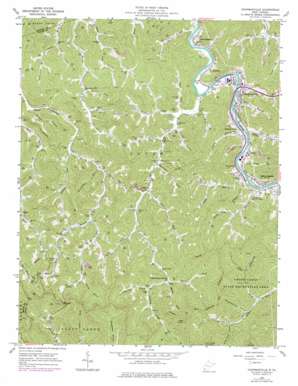 Chapmanville USGS topographic map 37082h1