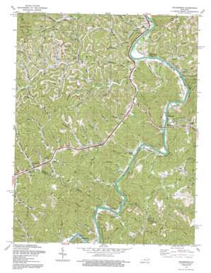 Hedges USGS topographic map 37082h6