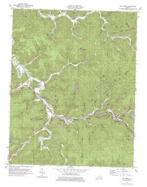 Big Creek USGS topographic map 37083b5