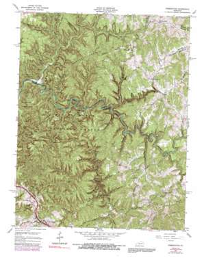 Pomeroyton USGS topographic map 37083g5