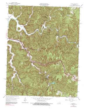 Slade USGS topographic map 37083g6