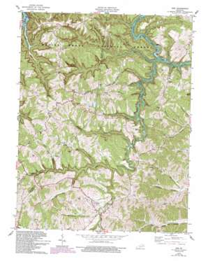 Ezel USGS topographic map 37083h4