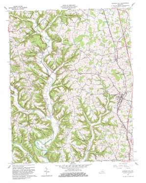 Science Hill topo map