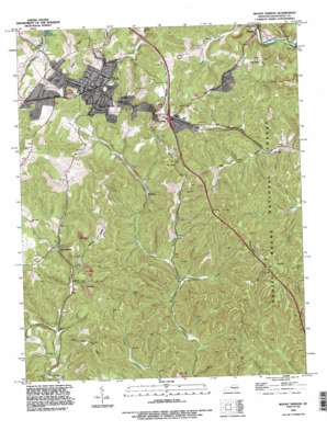 Mount Vernon topo map