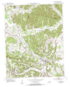 Brodhead USGS topographic map 37084d4
