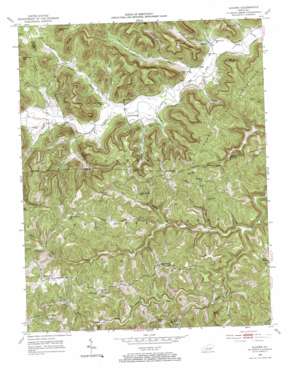 Harrodsburg USGS topographic map 37084e1