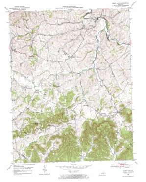Paint Lick USGS topographic map 37084e4