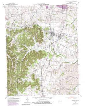Junction City USGS topographic map 37084e7