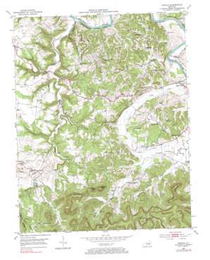 Panola USGS topographic map 37084f1