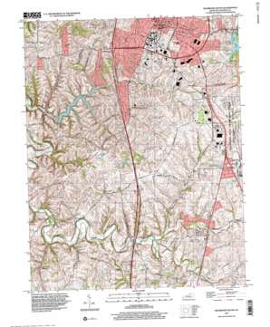 Richmond South USGS topographic map 37084f3