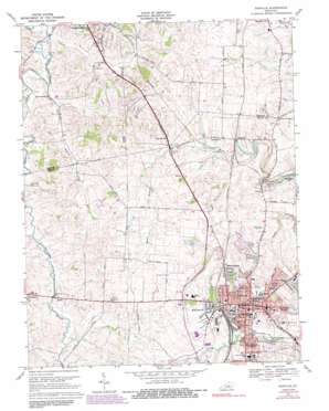 Danville USGS topographic map 37084f7