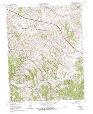 Hedges USGS topographic map 37084h1