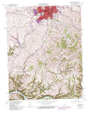 Winchester USGS topographic map 37084h2