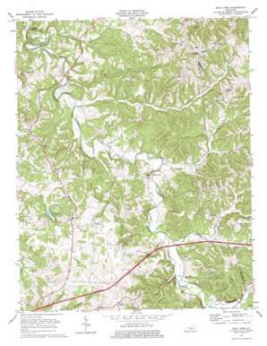 East Fork topo map