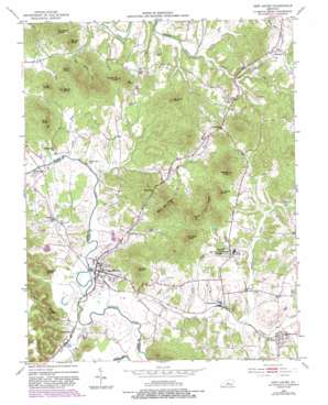 New Haven topo map