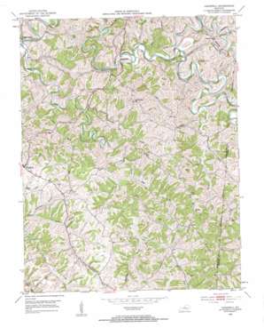 Cardwell topo map