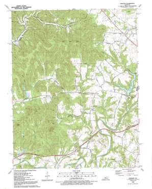 Cravens USGS topographic map 37085g5