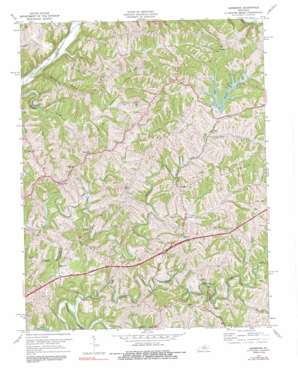 Ashbrook USGS topographic map 37085h1
