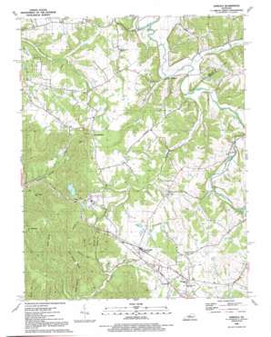 Samuels USGS topographic map 37085h5