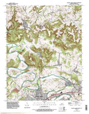 Bowling Green North USGS topographic map 37086a4