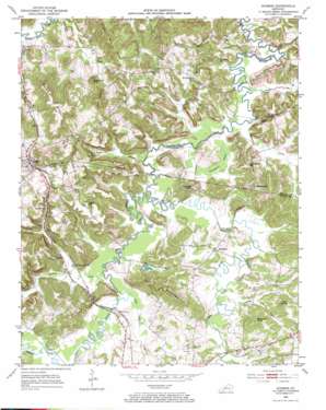 Dunmor USGS topographic map 37086a8