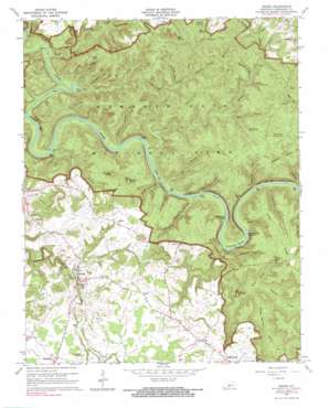 Brownsville USGS topographic map 37086b2