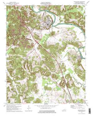 Morgantown USGS topographic map 37086b6