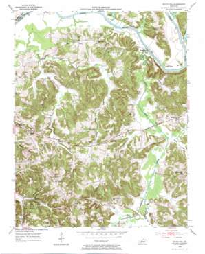 South Hill topo map