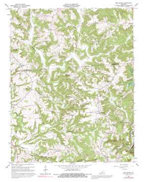Bee Spring USGS topographic map 37086c3