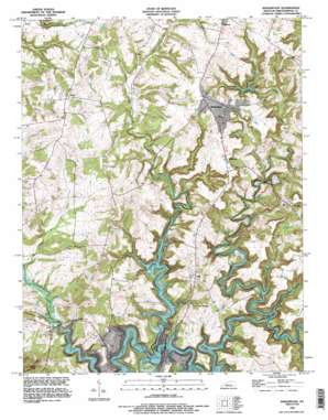 Kingswood USGS topographic map 37086f4