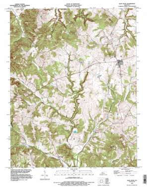 Glen Dean USGS topographic map 37086f5