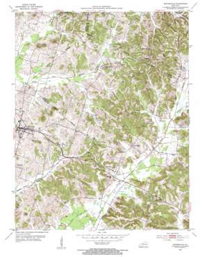 Whitesville USGS topographic map 37086f7