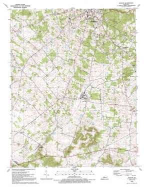 Guston USGS topographic map 37086h2